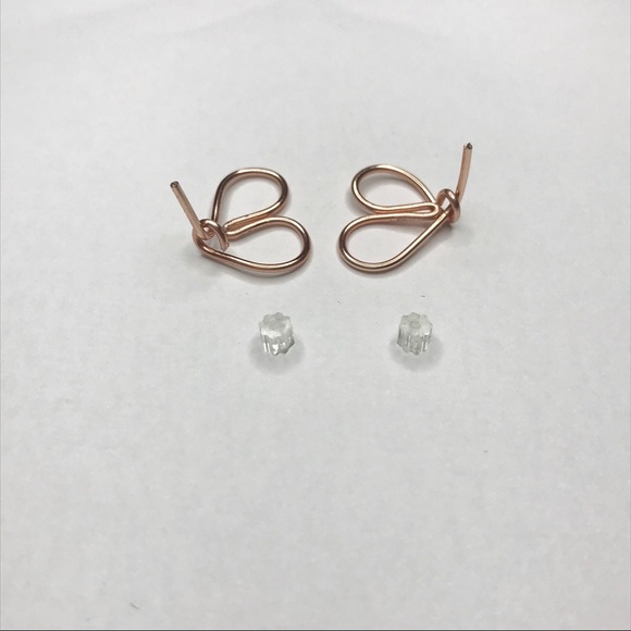 Rose Gold Studs - Picture 2 of 3